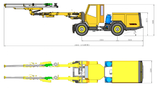 KJ421型全液压掘进钻车